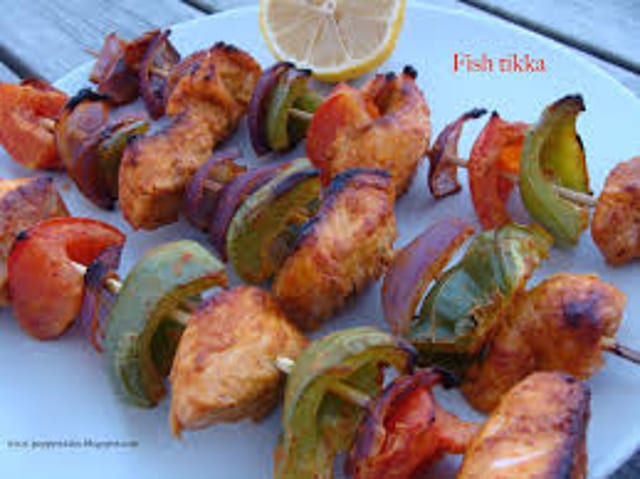 Salmon Fish Tikka.