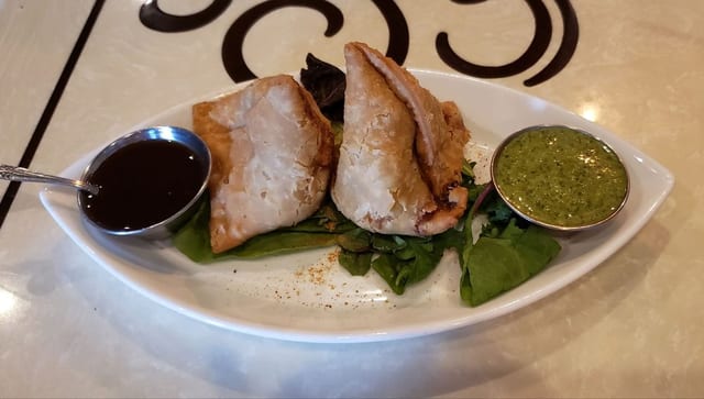 Vegetable Samosa.